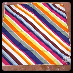 Coach colorful scarf